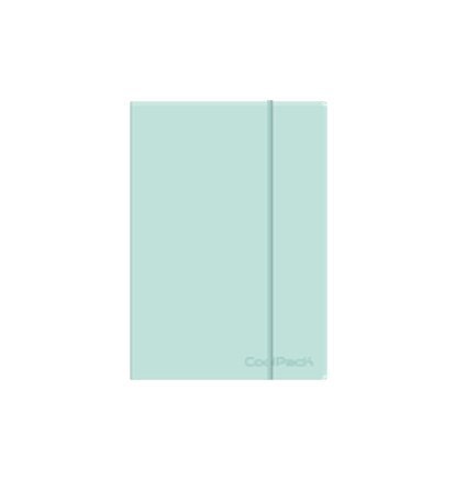 Brulion A5 80k linia z gumką Coolpack pastel powder mint