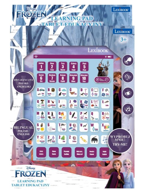 Dwujęzyczny tablet edukacyjny Frozen (PL/EN) JCPAD002FZi17 Dwujęzyczny tablet edukacyjny Frozen (PL/EN) JCPAD002FZi17