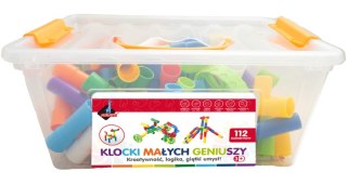 Klocki małych geniuszy złączki 112 elementów