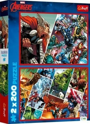 Puzzle 2x200 Obrońcy Świata Disney Marvel The Avengers 13318 Puzzle 2x200 Obrońcy Świata Disney Marvel The Avengers 13318
