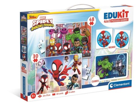 Puzzle+ Gra 4w1 Edukit Spidey 18295