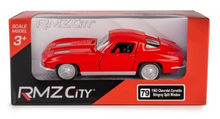 RMZ City Chevrolet Corvette Stingray Split Window 1963 czerwony w skali 1:35