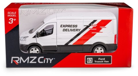 RMZ City FORD TRANSIT VAN 2018 biały w skali 1:43