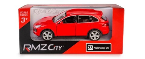 RMZ City Porsche Cayenne czerwony w skali 1:32