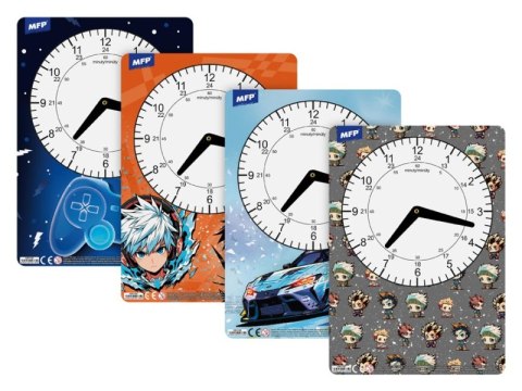 Zegar dziecięcy MFP z obrazkiem boys 1szt. mix 5301195