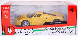 BBURAGO MODEL FERRARI ENZO YELLOW 1:24