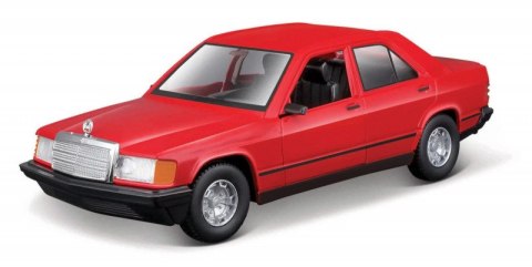 BBURAGO MODEL MERCEDES-BENZ 190E RED 1:24