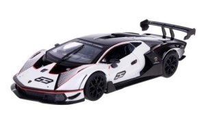 BBURAGO MODEL RACING - LAMBORGHINI ESSENZA WHITE/BLACK 1:24