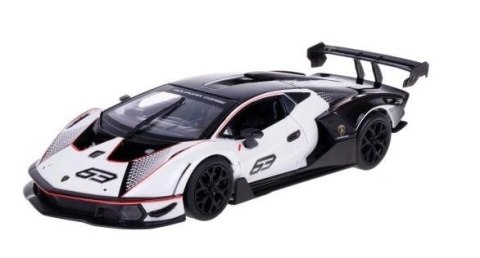 BBURAGO MODEL RACING - LAMBORGHINI ESSENZA WHITE/BLACK 1:24