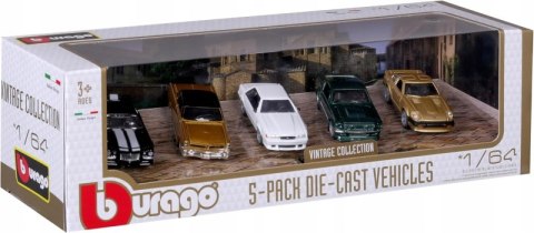 BBURAGO MODEL VINTAGE COLLECTION 5-PK. 1:64