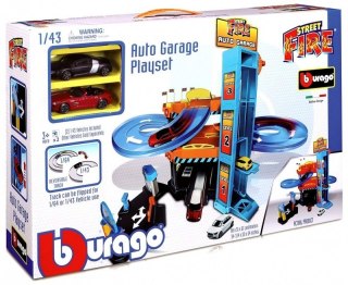 BBURAGO STREET FIRE AUTO GARAGE 1:43