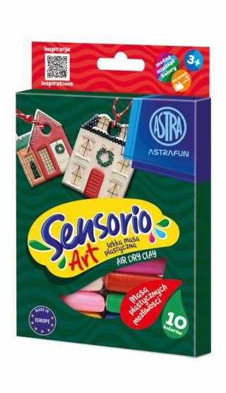 Masa plastyczna Astrafun Sensorio Kids 10 kolorów 1szt.mix