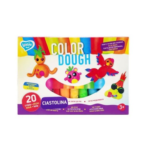 Masa plastyczna lekka TM Lovin Color Dough