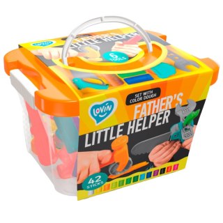 Masa plastyczna lekka TM Lovin mały majsterkowicz +akcesoria