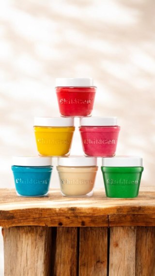 Naturalna ciastolina w słoiczkach 6 kolorów