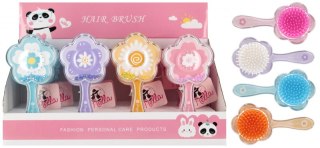 Szczotka do włosów Kwiat 1szt.mix