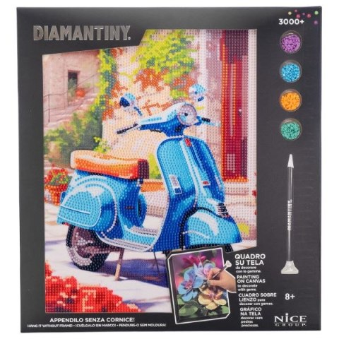 Diamentowa mozaika Motocykl Retro Diamentowa mozaika Motocykl Retro