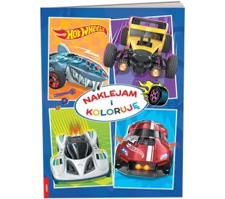 Hot Wheels Naklejam i koloruję NAK-1601