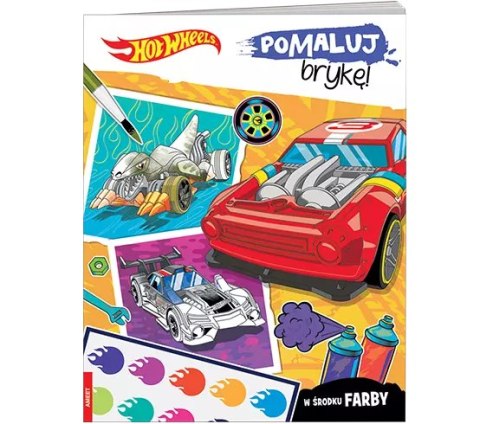 Hot Wheels Pomaluj brykę! MAK-1601 Hot Wheels Pomaluj brykę! MAK-1601