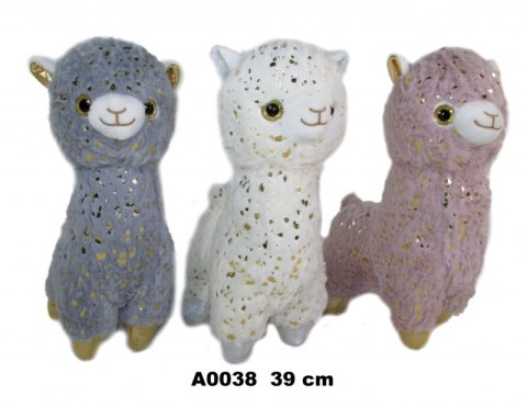 Maskotka Alpaka 40cm A0038 1szt.mix