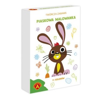 Piaskowe malowanki Wielkanocny Zajączek
