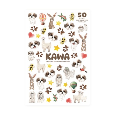 Tatuaże Kawa 50 sztuk