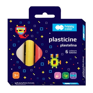 Plastelina okrągła Pixi Planet 6 kolorów Happy Color