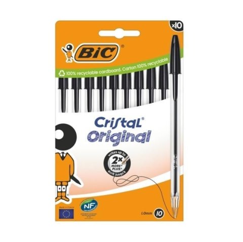 Długopis BIC Cristal Original czarny 10 szt. Długopis BIC Cristal Original czarny 10 szt.