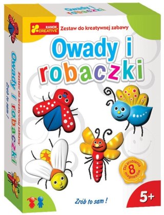 Gipsowe magnesy Owady i robaczki