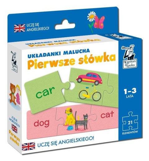 Angielski Pierwsze słówka Układanki malucha Kapitan Nauka Angielski Pierwsze słówka Układanki malucha Kapitan Nauka