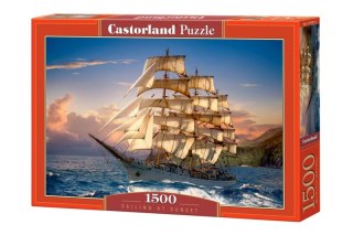 Puzzle 1500 Żeglowanie o zachodzie słońca C-151431-2
