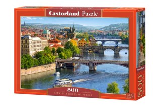 Puzzle 500 Widok na mosty Pragi B-53087