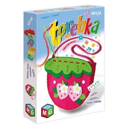 Moja torebka z filcu Truskawka
