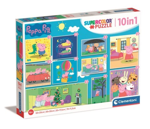 Puzzle 10w1 super kolor Peppa Pig 20271 Puzzle 10w1 super kolor Peppa Pig 20271