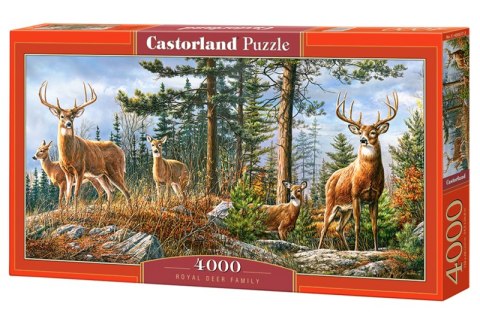 Puzzle 4000 Królewska rodzina jeleni C-400317-2 Puzzle 4000 Królewska rodzina jeleni C-400317-2