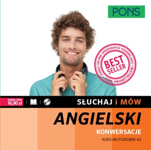 Słuchaj i mów PONS Konwersacje Kurs angielskiego A2 z nagraniami Słuchaj i mów PONS Konwersacje Kurs angielskiego A2 z nagraniami