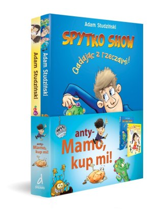 Pakiet anty-Mamo, kup mi! Spytko Show. Gadając z rzeczami! / Chciejosztuczki. Książka zakazana przez Chciejokorp.