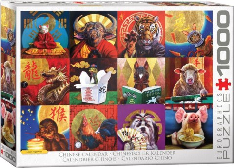 Puzzle 1000 Chinese Calendar 6000-5694 Puzzle 1000 Chinese Calendar 6000-5694