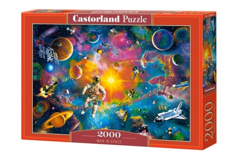 Puzzle 2000 Człowiek w kosmosie C-200849-2 Puzzle 2000 Człowiek w kosmosie C-200849-2