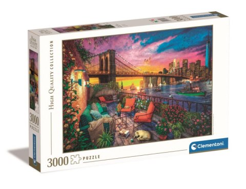 Puzzle 3000 HQ Manhattan balcony sunset 33552 Puzzle 3000 HQ Manhattan balcony sunset 33552