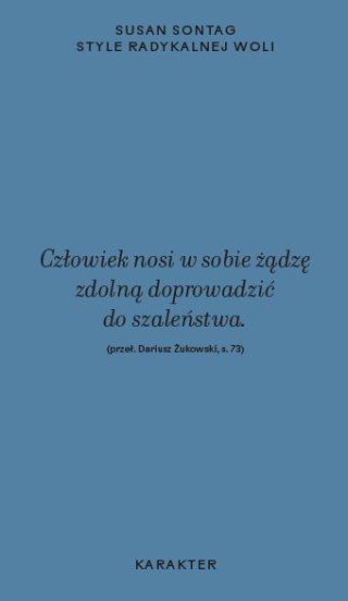 Style radykalnej woli wyd. 2