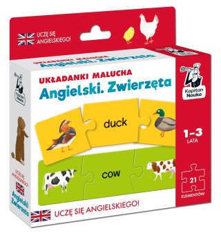 Układanki malucha Angielski Zwierzęta