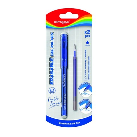 Długopis wymazywalny KEYROAD 0,7mm z wkładem Długopis wymazywalny KEYROAD 0,7mm z wkładem