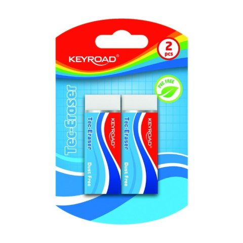 Gumka techniczna do ścierania KEYROAD 2 sztuki blister Gumka techniczna do ścierania KEYROAD 2 sztuki blister