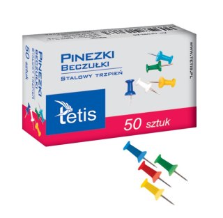Paczka Pinezki beczułki kolor mix 50 szt 10 sztuk