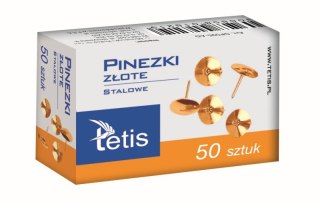 Paczka Pinezki złote 50 szt 10 sztuk