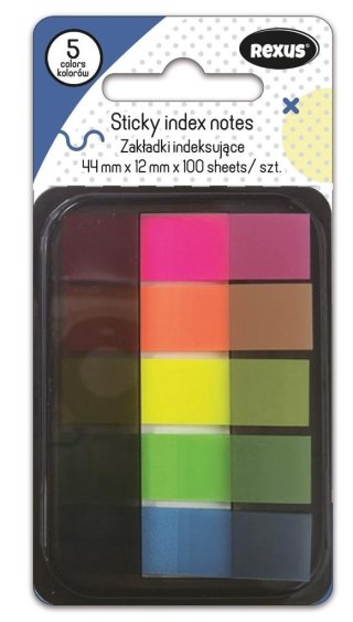 Znaczniki 1,2 x 4,4cm 5 kolorów