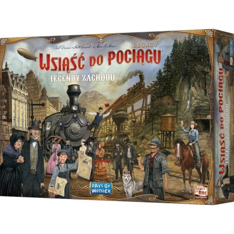 Gra Wsiąść do Pociągu Legacy - Legendy Zachodu Gra Wsiąść do Pociągu Legacy - Legendy Zachodu