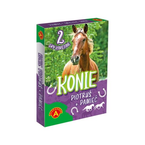 Karty Piotruś +pamięć Konie Karty Piotruś +pamięć Konie
