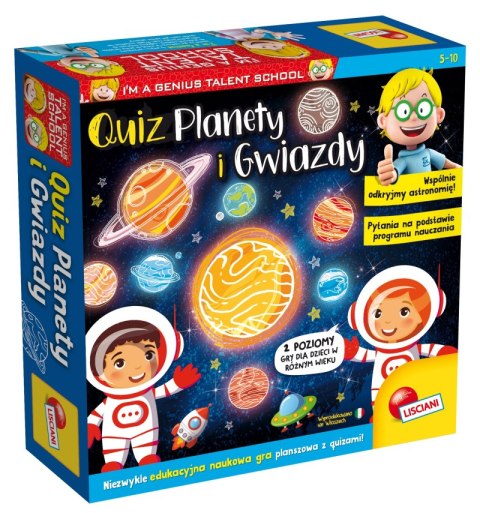 Lisciani I'm a Genius Quiz planety i gwiazdy 304-PL89284